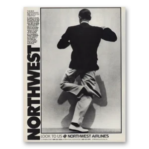1988 Northwest Airlines Print Ad | Quick On Their Feet