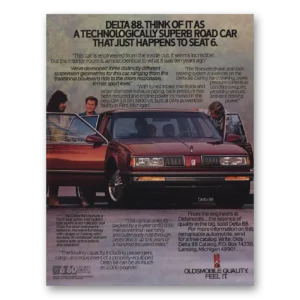 1988 Oldsmobile Delta 88 Print Ad | Superb