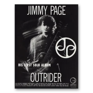 1988 Jimmy Page Print Ad | First Solo