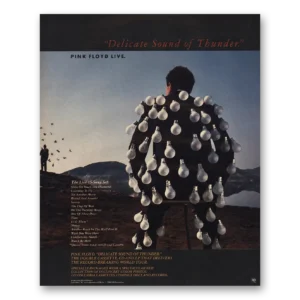 1988 Pink Floyd Print Ad | Delicate Sound Of Thunder