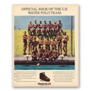 1988 Reebok Print Ad | Us Water Polo Team