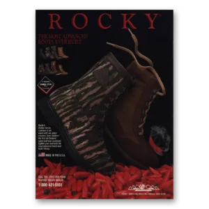 1988 Rocky Boots Print Ad | Stalker Series