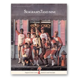 1988 Seagrams 7 Crown Whiskey Print Ad | Petes Pub