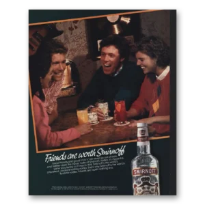 1988 Smirnoff Vodka Print Ad | Worth Smirnoff