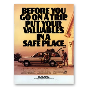 1988 Subaru Wagon Print Ad | Before You Go