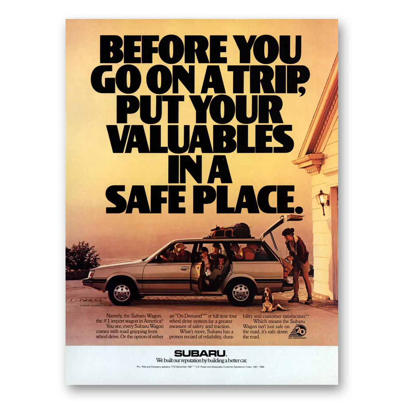 1988 Subaru Wagon Print Ad | Before You Go