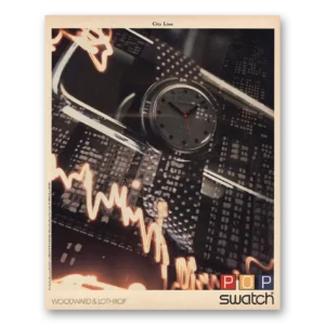 1988 Swatch Watch Print Ad | Pop City Line