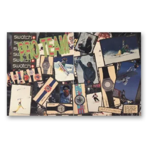 1988 Swatch Watch Print Ad | Pro Team