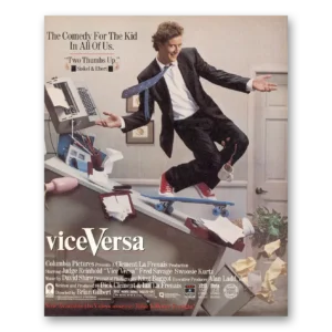 1988 Vice Versa Movie Promo Print Ad | Judge Reinhold