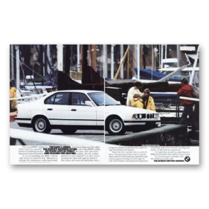 1989 BMW 5 Series Print Ad | Family Passion