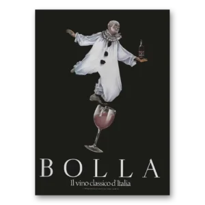 1989 Bolla Italian Wine Print Ad | Bolla Il Vino