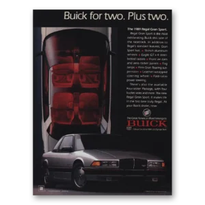 1989 Buick Regal Print Ad | Gran Sport