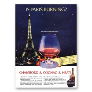 1989 Chambord Liqueur Print Ad | Paris Burning