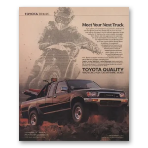 1989 Toyota Trucks Print Ad | Next Truck