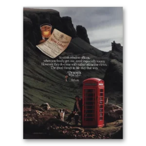 1989 Dewars White Label Print Ad | Window Offices
