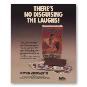1989 Fletch Lives Movie Promo Print Ad | Chevy Chase