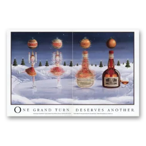 1989 Grand Marnier Print Ad | One Grand Turn