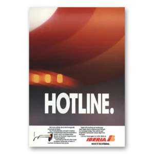 1989 Iberia Airlines Print Ad | Advanced