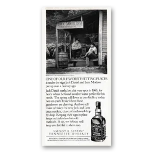 1989 Jack Daniels Print Ad | Whiskey 1989 Print Ad