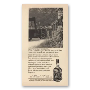 1989 Jack Daniels Print Ad | Peaceful Place