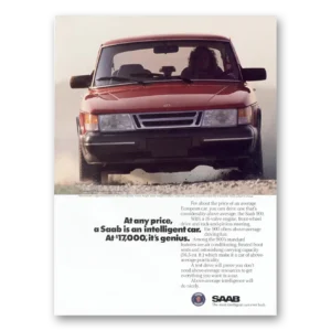 1988 Saab Print Ad | Car Genius