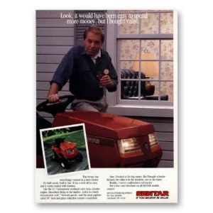 1989 Sentar Lawn Tractor Print Ad | Easy To Spend