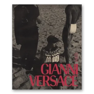 1989 Gianni Versace Print Ad | Beach Bow Pink