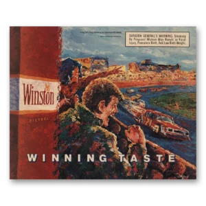 1989 Winston Cigarettes Print Ad | Winning Taste