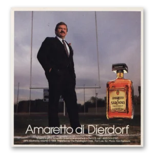 1990 Amaretto Print Ad | Dan Dierdorf