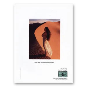 1990 American Express Print Ad | Sonia Braga