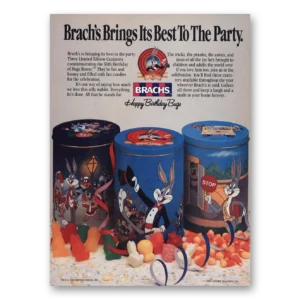 1990 Brachs Candy Print Ad | Happy Birthday