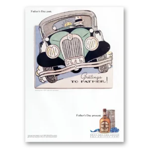 1990 Chivas Regal Print Ad | Greetings To Father