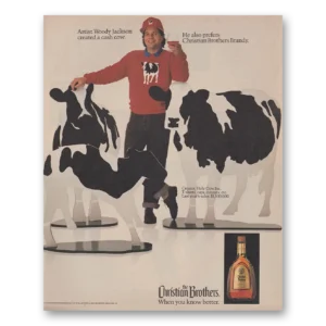 1990 Christian Brothers Print Ad | Woody Jackson