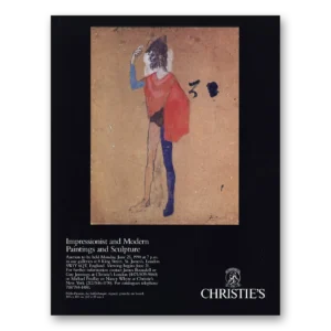 1990 Christies Print Ad | Impressionist