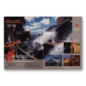 1990 Walt Disney World Print Ad | Mgm Backstage
