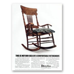 1990 Dreyfus Print Ad | Retirement