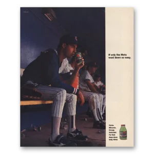 1990 Gatorade Print Ad | Only Mets