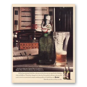 1990 Grolsch Beer Print Ad | Years Before