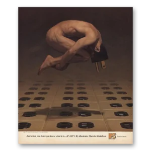 1990 MTV Print Ad | Just When You Think You Know What It Is