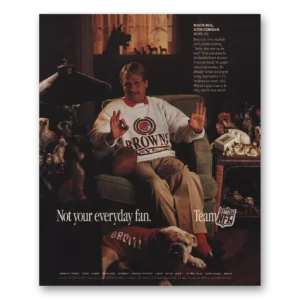 1990 Team NFL Print Ad | Martin Mull