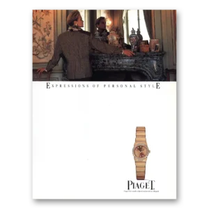 1990 Piaget Watches Print Ad | Personal Style