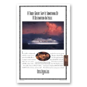 1990 Royal Viking Line Print Ad | Truly Great Ship