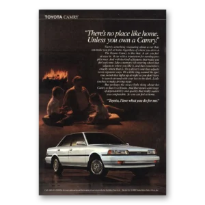 1990 Toyota Camry Print Ad | Place Like Home