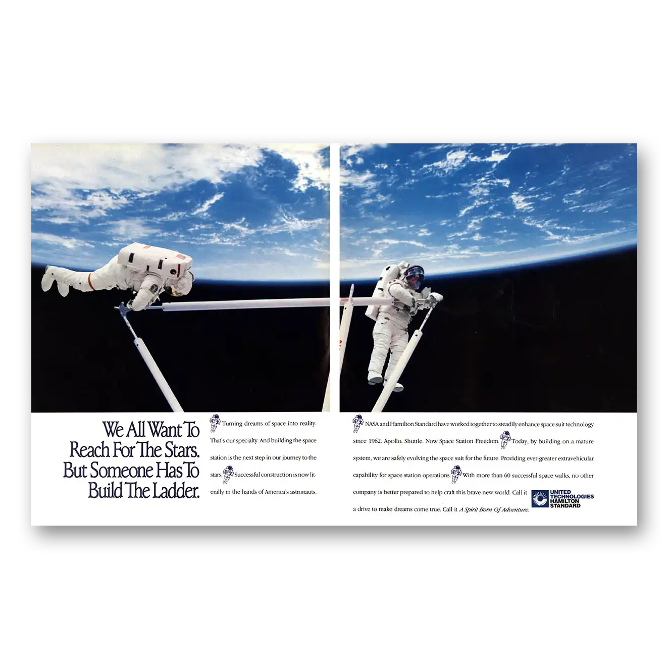 1990 United Technologies Print Ad | Reach Stars