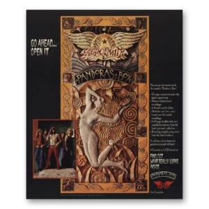 1991 Aerosmith Print Ad | Pandoras Box