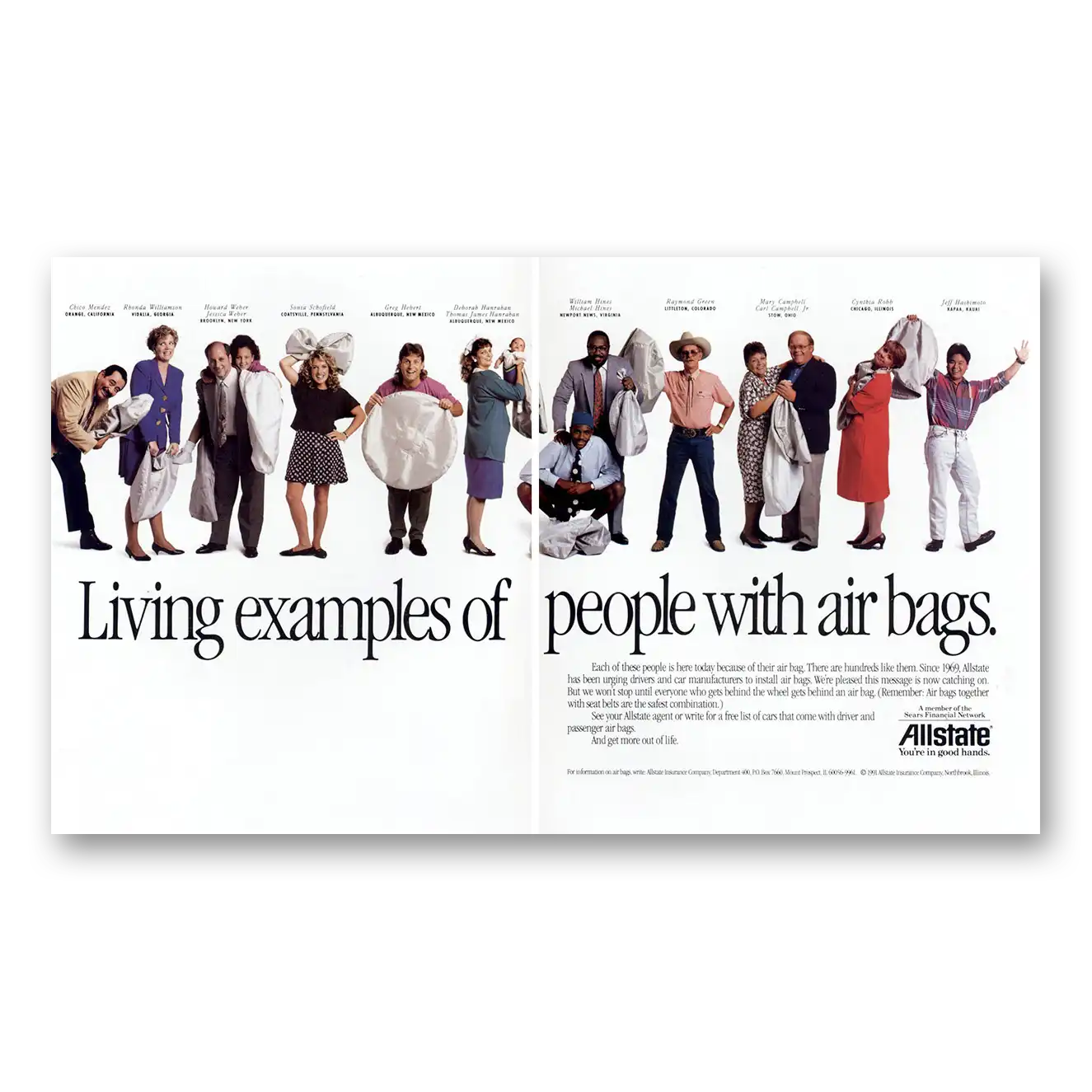 1991 Allstate Insurance Print Ad | Living Examples