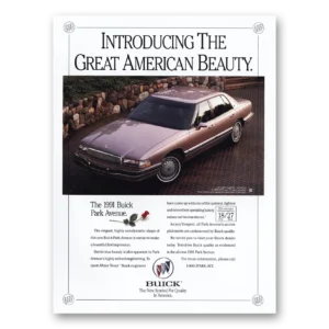 1991 Buick Park Avenue Print Ad | American Beauty