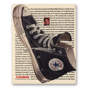 1991 Converse Shoes Print Ad | Dickie Barrett