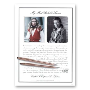 1991 Cross Print Ad | Reliable Sources