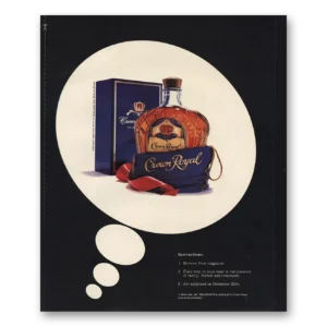 1991 Crown Royal Print Ad | Remove